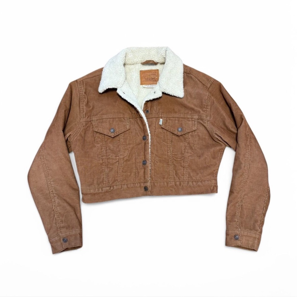 Cropped Levi’s Corduroy Trucker Jacket